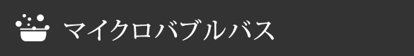 マイクロバブルバス